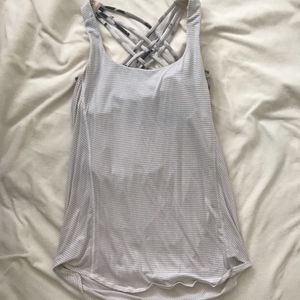 Lululemon tank. Open back